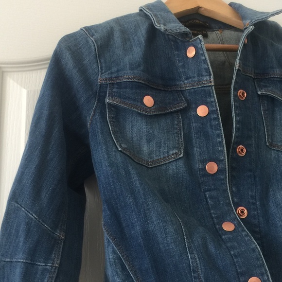 Genetic Denim jacket with rose gold hardware - Picture 4 of 8